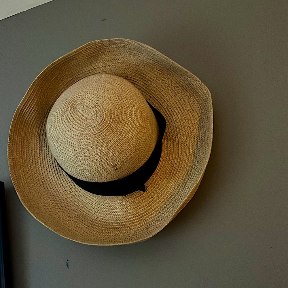 Bohemian tan women hat .